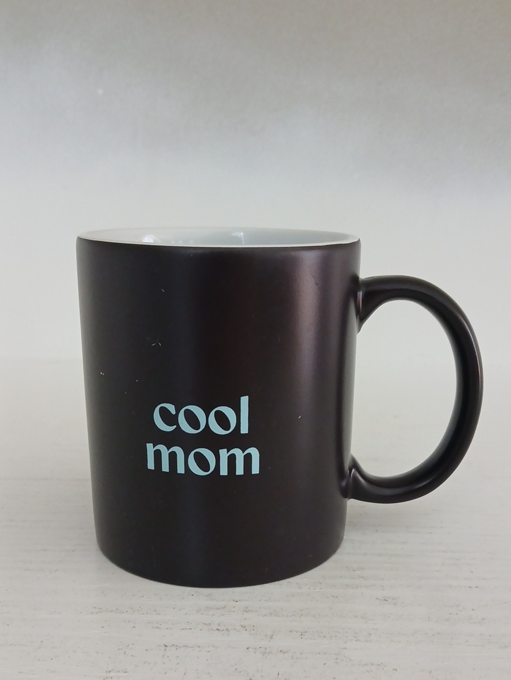 Cool Mom Black Ceramic Mug
